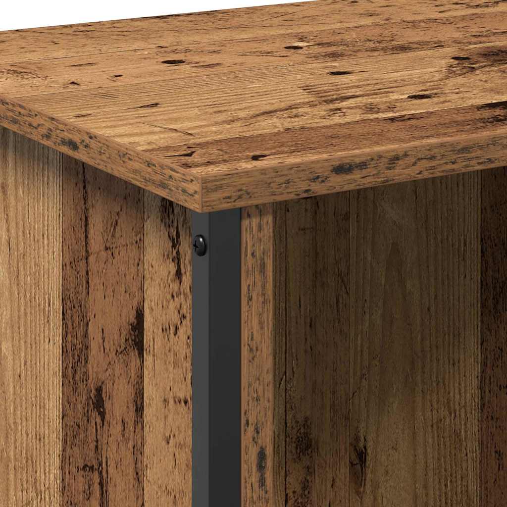 Televizní Skříň 102 X 35 X 45 Cm Staré Dřevo Kompozitní Dřevo