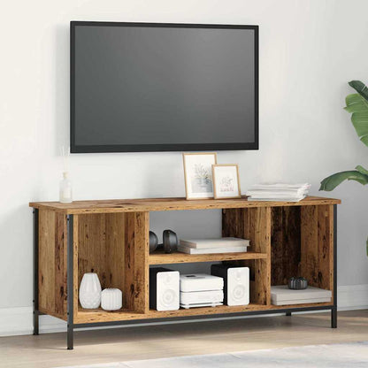 Televizní Skříň 102 X 35 X 45 Cm Staré Dřevo Kompozitní Dřevo