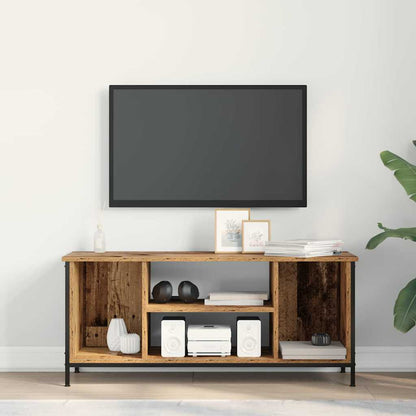 Televizní Skříň 102 X 35 X 45 Cm Staré Dřevo Kompozitní Dřevo