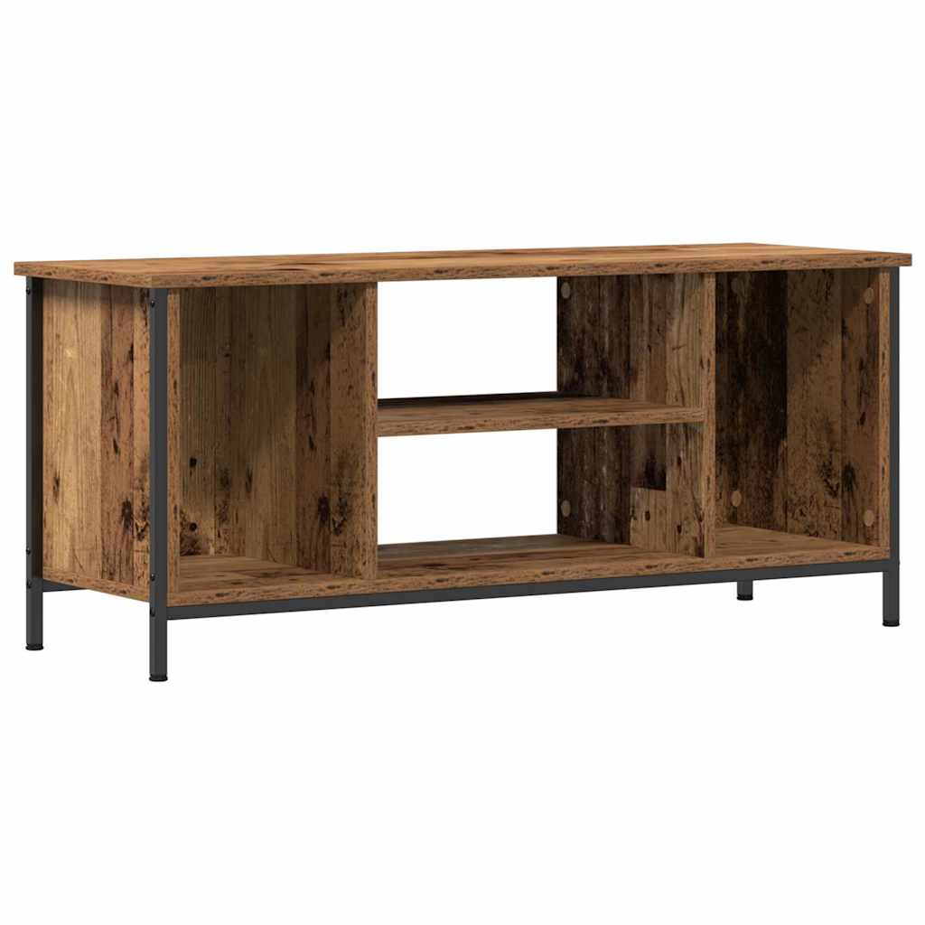 Televizní Skříň 102 X 35 X 45 Cm Staré Dřevo Kompozitní Dřevo