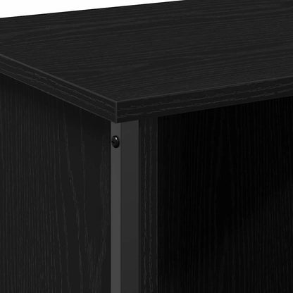 Televizní Skříň 102 X 35 X 45 Cm Černý Dub Kompozitní Dřevo