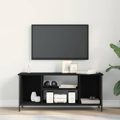 Televizní Skříň 102 X 35 X 45 Cm Černý Dub Kompozitní Dřevo
