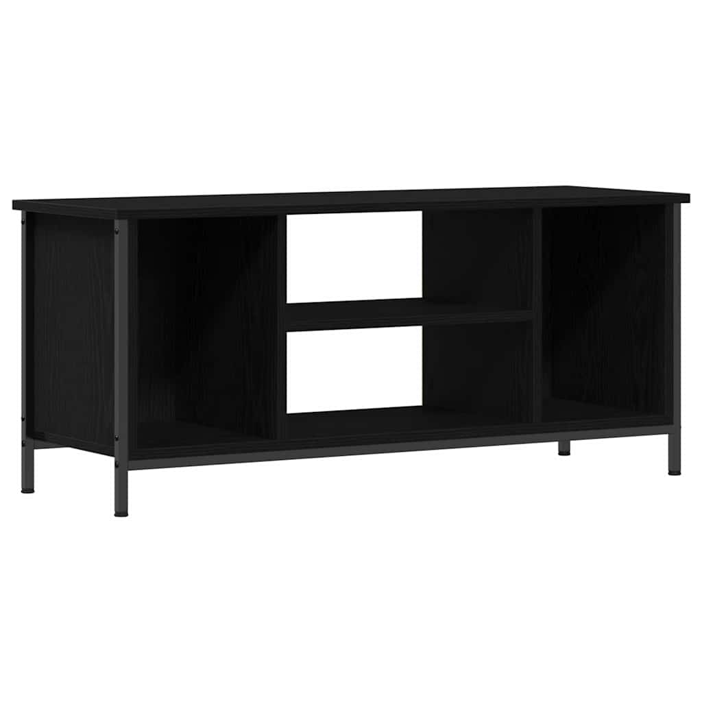 Televizní Skříň 102 X 35 X 45 Cm Černý Dub Kompozitní Dřevo