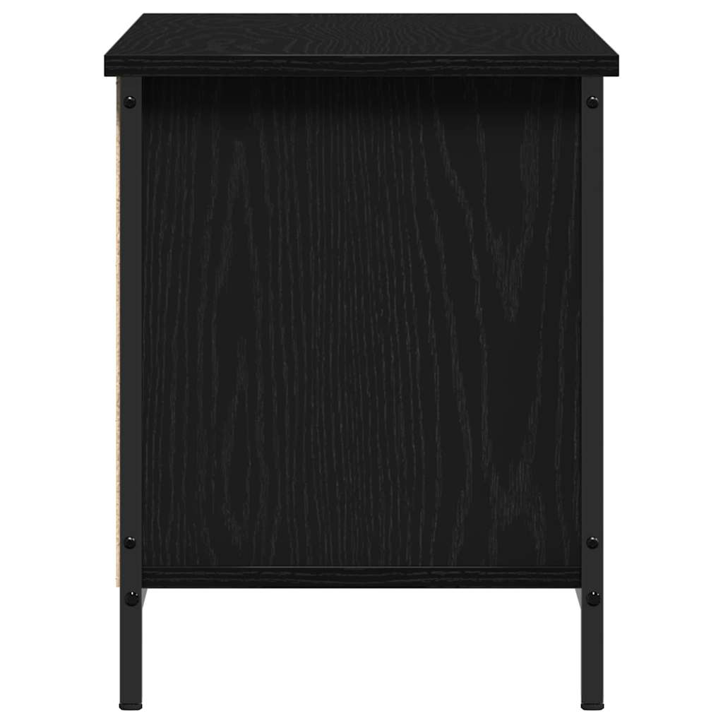 Televizní Skříň 102 X 35 X 45 Cm Černý Dub Kompozitní Dřevo