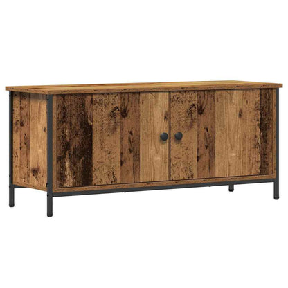 Televizní Skříň 100 X 35 X 45 Cm Staré Dřevo Kompozitní Dřevo