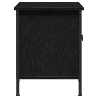 Televizní Skříň 100 X 35 X 45 Cm Černý Dub Kompozitní Dřevo