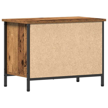 Televizní Skříň 60 X 35 X 45 Cm Staré Dřevo Kompozitní Dřevo