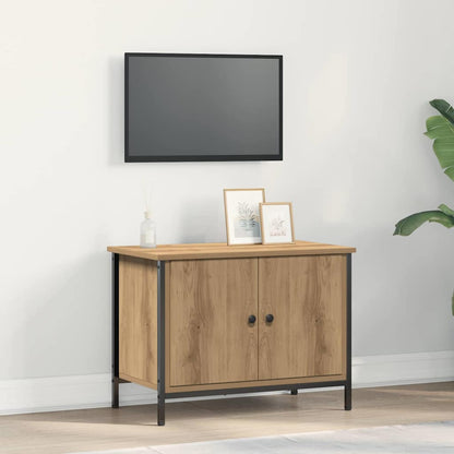Televizní Skříň 60 X 35 X 45 Cm Artisanový Dub Kompozitní Dřevo