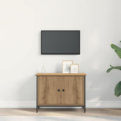 Televizní Skříň 60 X 35 X 45 Cm Artisanový Dub Kompozitní Dřevo