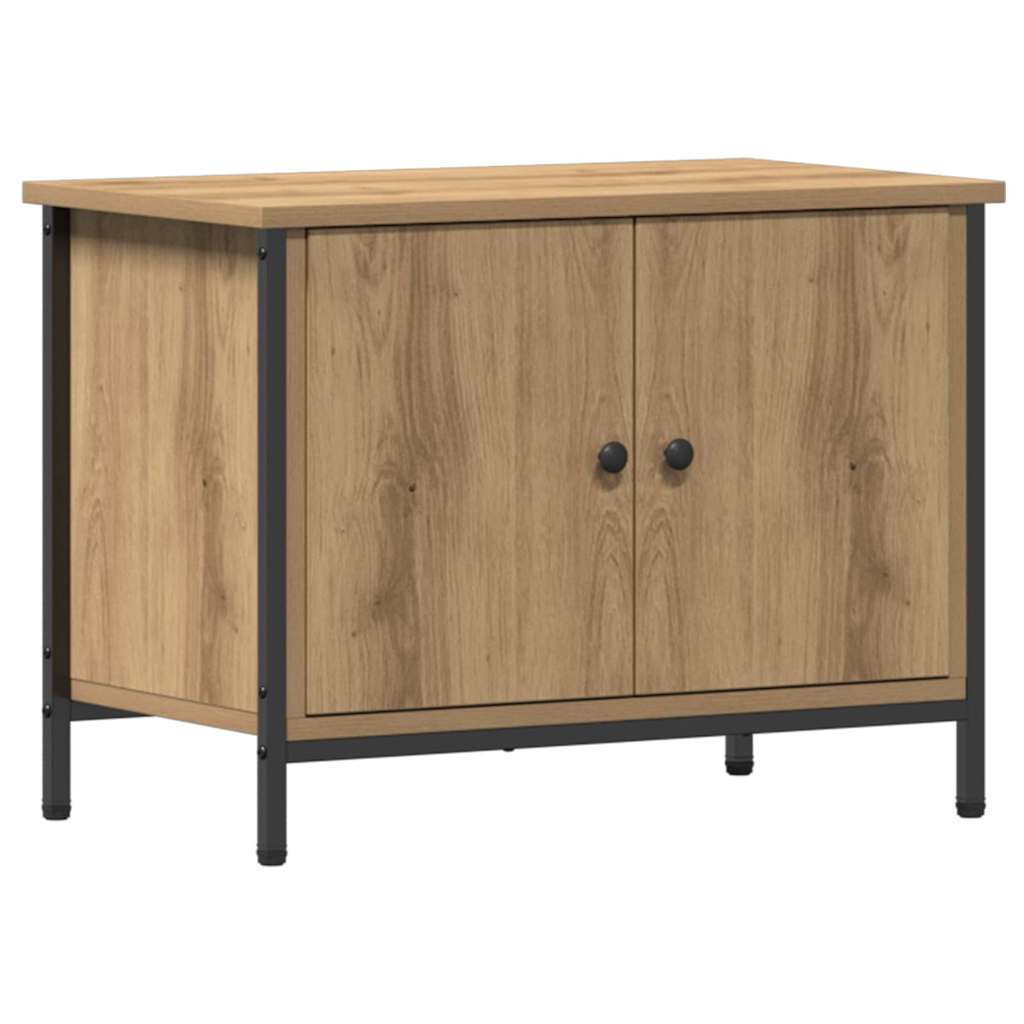 Televizní Skříň 60 X 35 X 45 Cm Artisanový Dub Kompozitní Dřevo