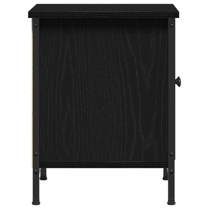 Televizní Skříň 60 X 35 X 45 Cm Černý Dub Kompozitní Dřevo