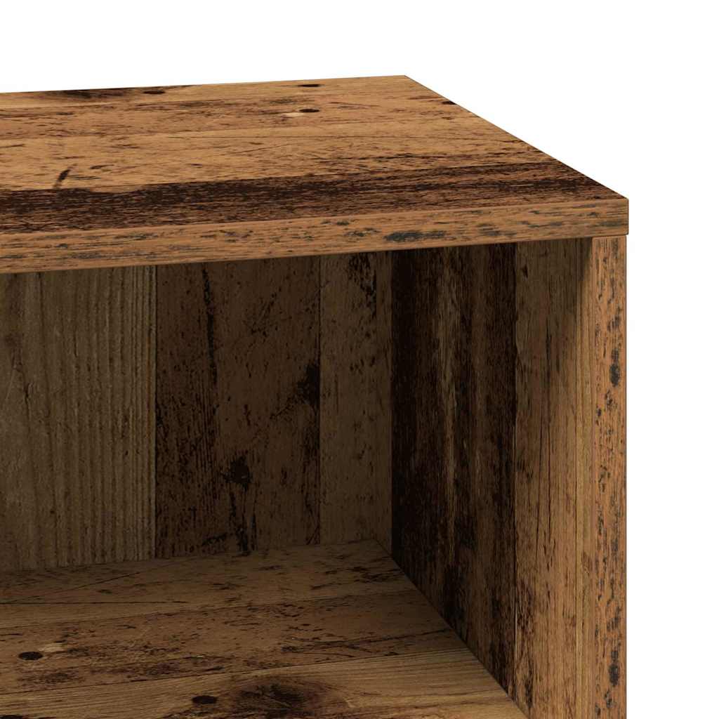 Koupelnová Skříň Staré Dřevo 80 X 33 X 60 Cm Kompozitní Dřevo