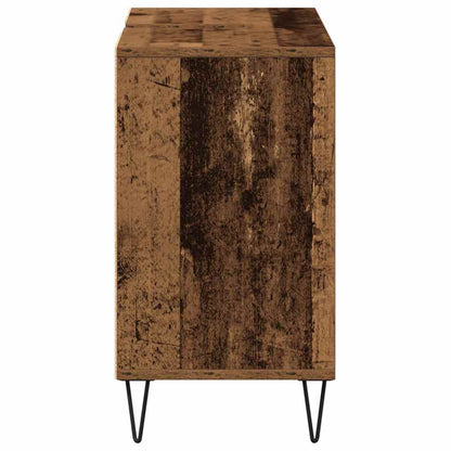 Koupelnová Skříň Staré Dřevo 80 X 33 X 60 Cm Kompozitní Dřevo