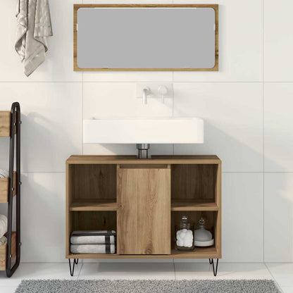 Koupelnová Skříň Artisanový Dub 80 X 33 X 60 Cm