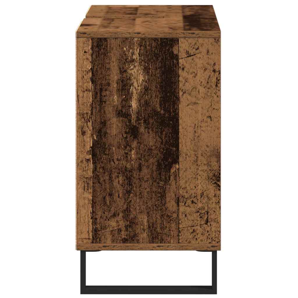 Koupelnová Skříň Staré Dřevo 80 X 33 X 60 Cm Kompozitní Dřevo