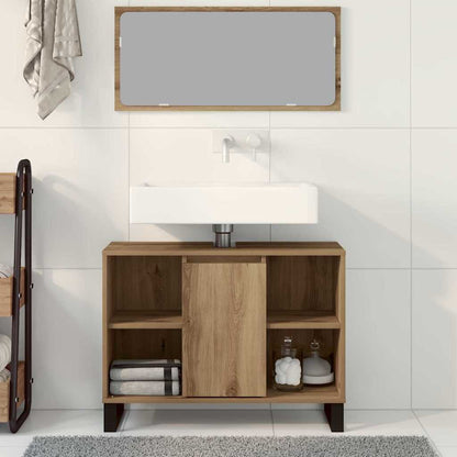 Koupelnová Skříň Artisanový Dub 80 X 33 X 60 Cm