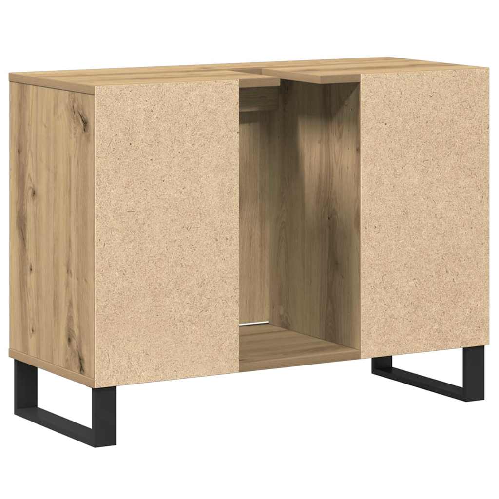 Koupelnová Skříň Artisanový Dub 80 X 33 X 60 Cm
