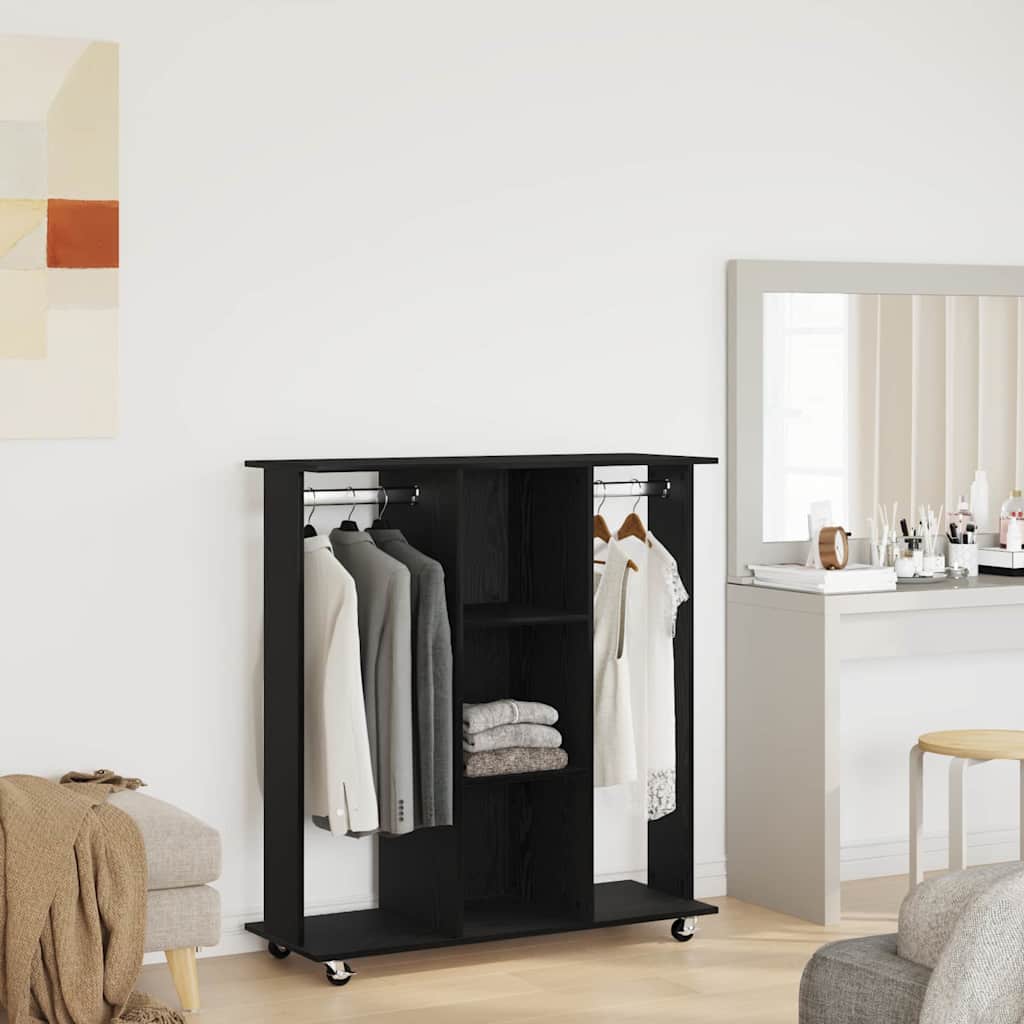 Skříň S Policí Černý Dub 102 X 38 X 110 Cm Kompozitní Dřevo