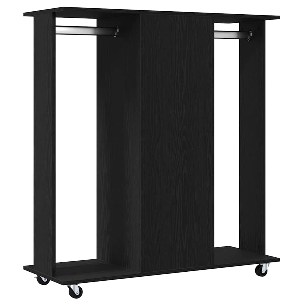 Skříň S Policí Černý Dub 102 X 38 X 110 Cm Kompozitní Dřevo