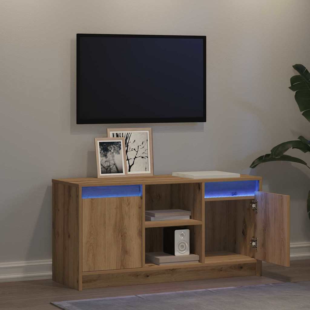 Tv Jednotky 100 X 34 X 50 Cm Hnědá Kompozitní Dřevo