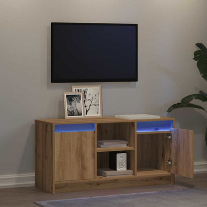 Tv Jednotky 100 X 34 X 50 Cm Hnědá Kompozitní Dřevo