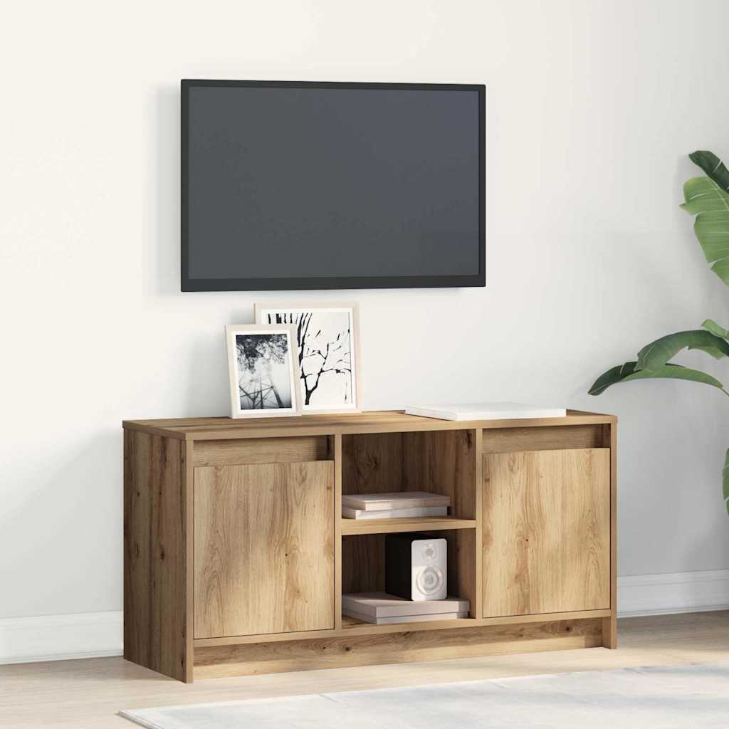 Tv Jednotky 100 X 34 X 50 Cm Hnědá Kompozitní Dřevo
