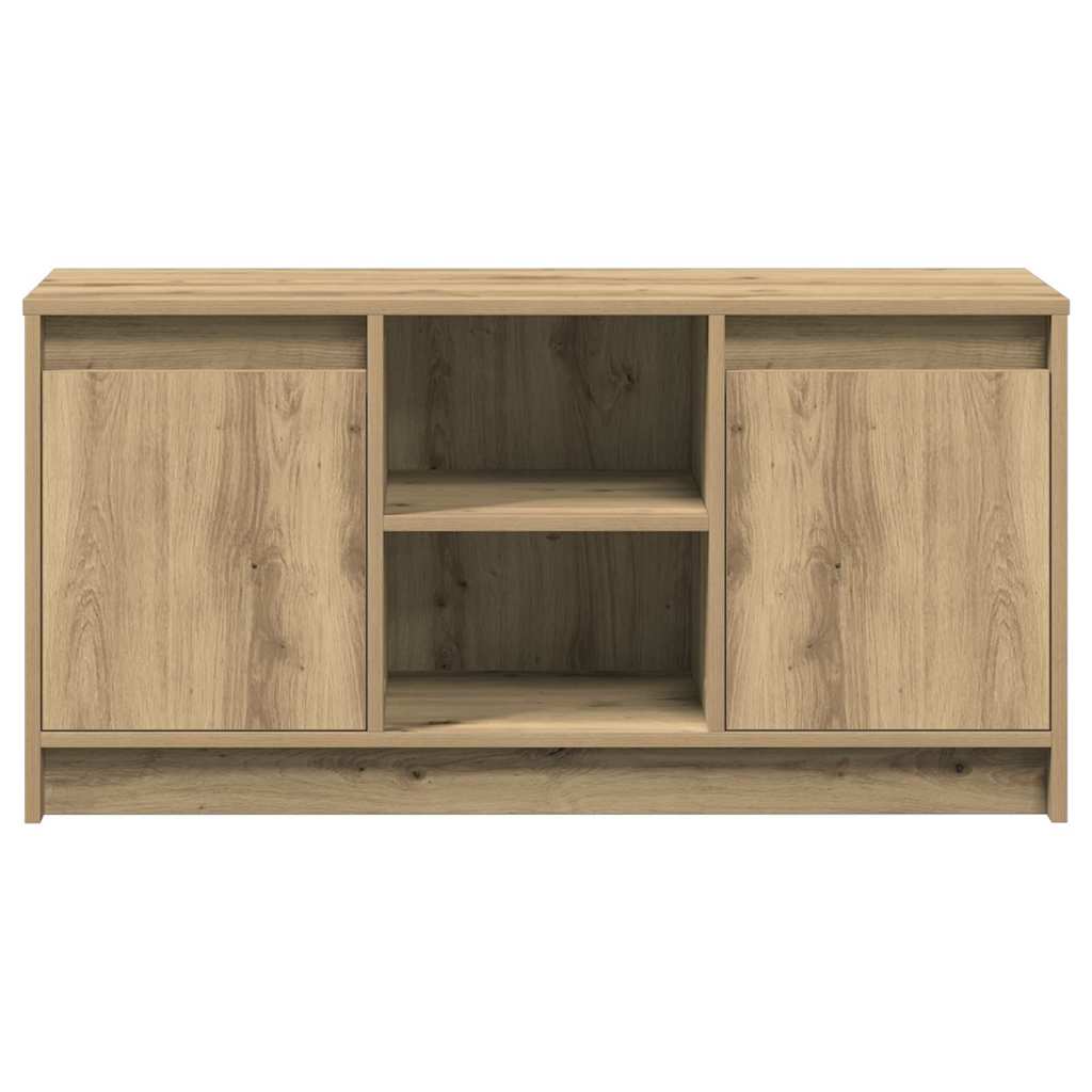 Tv Jednotky 100 X 34 X 50 Cm Hnědá Kompozitní Dřevo