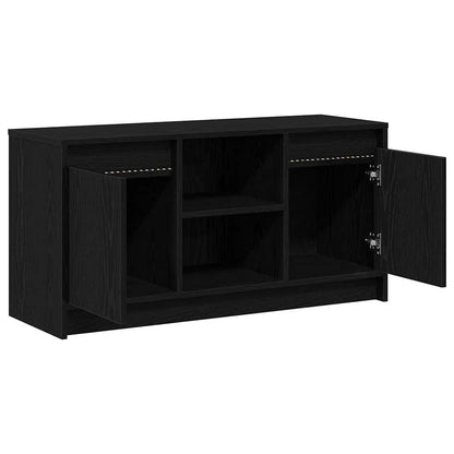 Tv Jednotky 100 X 34 X 50 Cm Černá Kompozitní Dřevo