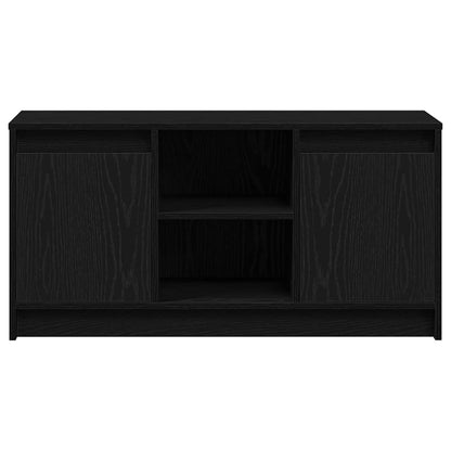 Tv Jednotky 100 X 34 X 50 Cm Černá Kompozitní Dřevo