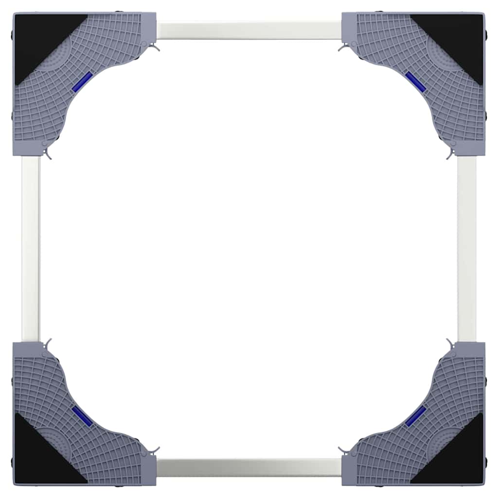 Podstavec Pod Pračku Šedá 67 X 67 X 21,5 Cm Nerezová Ocel