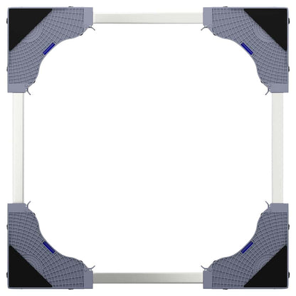Podstavec Pod Pračku Šedá 67 X 67 X 21,5 Cm Nerezová Ocel