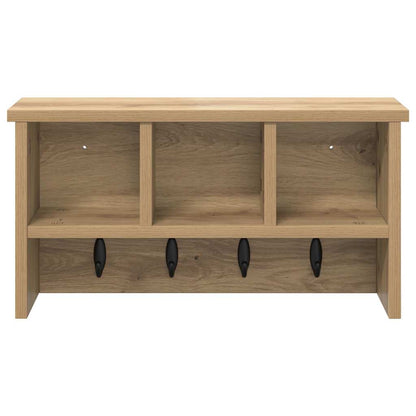 Nástěnný Věšák Na Kabáty Nástěnná Montáž Artisanový Dub