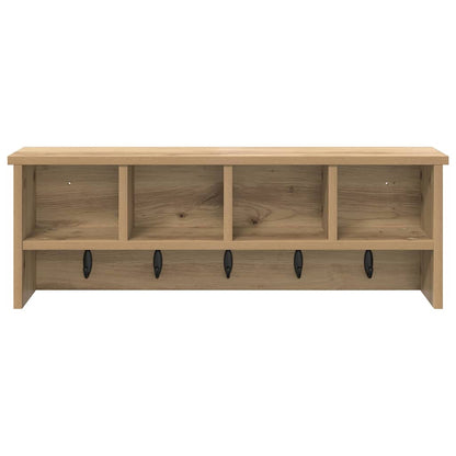 Nástěnný Věšák Na Kabáty Nástěnná Montáž Artisanový Dub