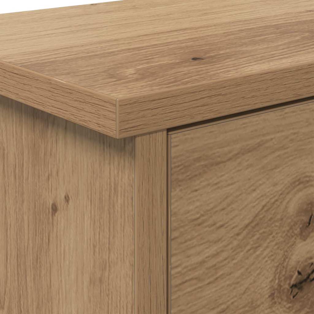 Nástěnný Věšák Na Kabáty Nástěnná Montáž Artisanový Dub