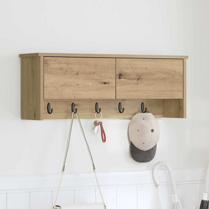 Nástěnný Věšák Na Kabáty Nástěnná Montáž Artisanový Dub