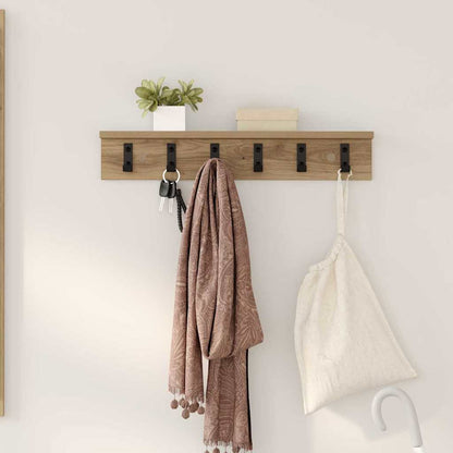 Nástěnný Věšák Na Kabáty Nástěnná Montáž Artisanový Dub