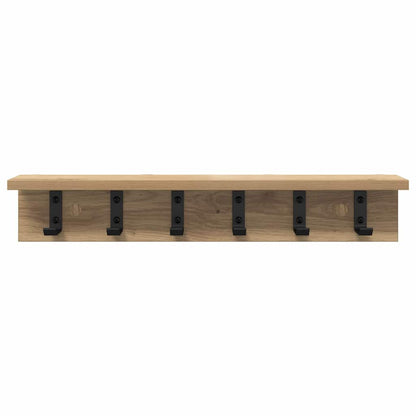Nástěnný Věšák Na Kabáty Nástěnná Montáž Artisanový Dub
