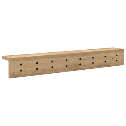 Nástěnný Věšák Na Kabáty Nástěnná Montáž Artisanový Dub