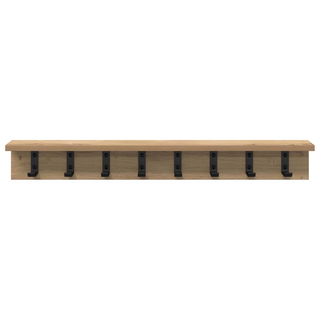 Nástěnný Věšák Na Kabáty Nástěnná Montáž Artisanový Dub