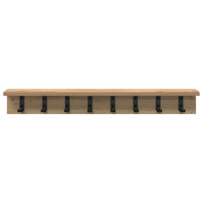 Nástěnný Věšák Na Kabáty Nástěnná Montáž Artisanový Dub