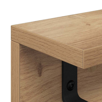 Nástěnný Věšák Na Kabáty Nástěnná Montáž Artisanový Dub