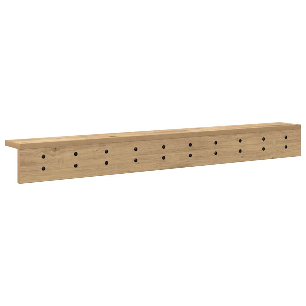 Nástěnný Věšák Na Kabáty Nástěnná Montáž Artisanový Dub