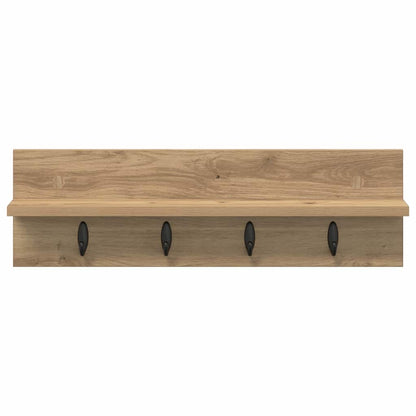 Nástěnný Věšák Na Kabáty Nástěnná Montáž Artisanový Dub