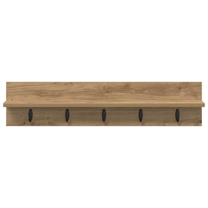 Nástěnný Věšák Na Kabáty Nástěnná Montáž Artisanový Dub