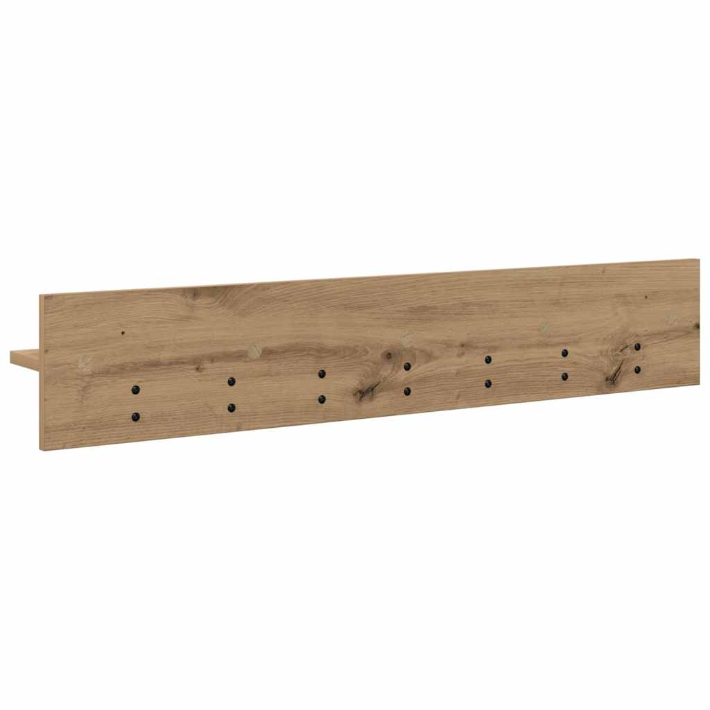 Nástěnný Věšák Na Kabáty Nástěnná Montáž Artisanový Dub