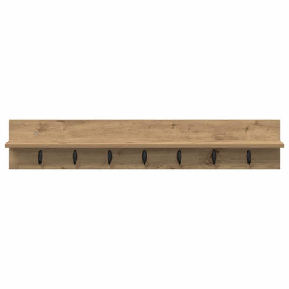 Nástěnný Věšák Na Kabáty Nástěnná Montáž Artisanový Dub