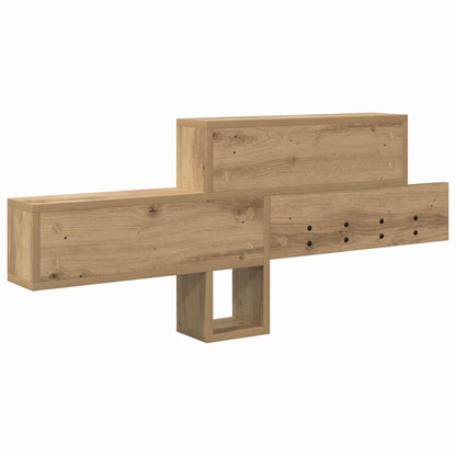Nástěnný Věšák Na Kabáty Nástěnná Montáž Artisanový Dub