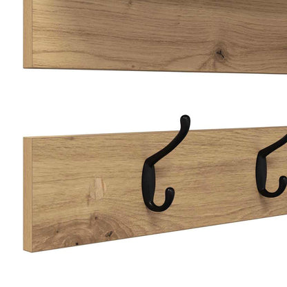 Nástěnný Věšák Na Kabáty Nástěnná Montáž Artisanový Dub