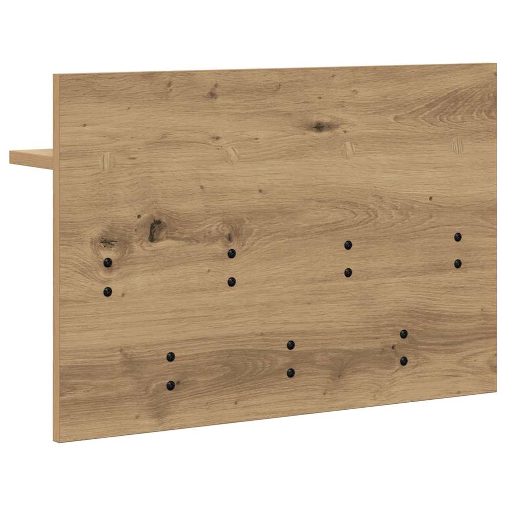 Nástěnný Věšák Na Kabáty Nástěnná Montáž Artisanový Dub