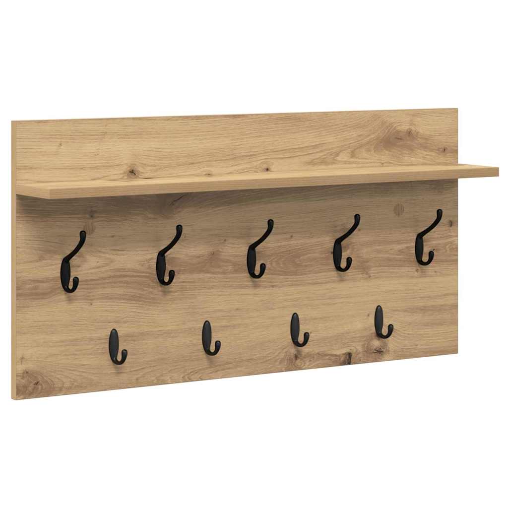 Nástěnný Věšák Na Kabáty Nástěnná Montáž Artisanový Dub